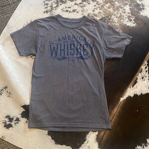 American Whiskey Graphic Tee - Charcoal